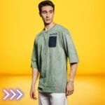 Over Size Drop Shoulder T-Shirt - Image 3