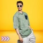 Over Size Drop Shoulder T-Shirt