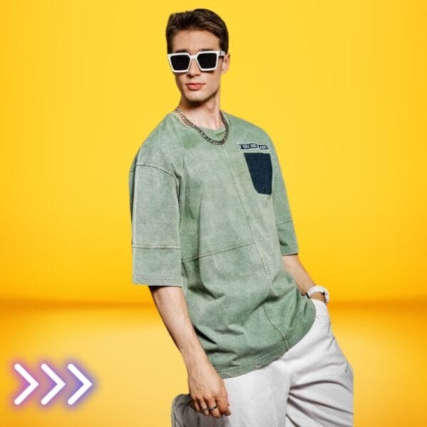 Over Size Drop Shoulder T-Shirt