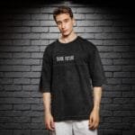 Over Size Drop Shoulder T-Shirt - Image 4