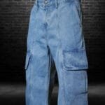 Stylish Lycra Baggy Jeans - Image 4